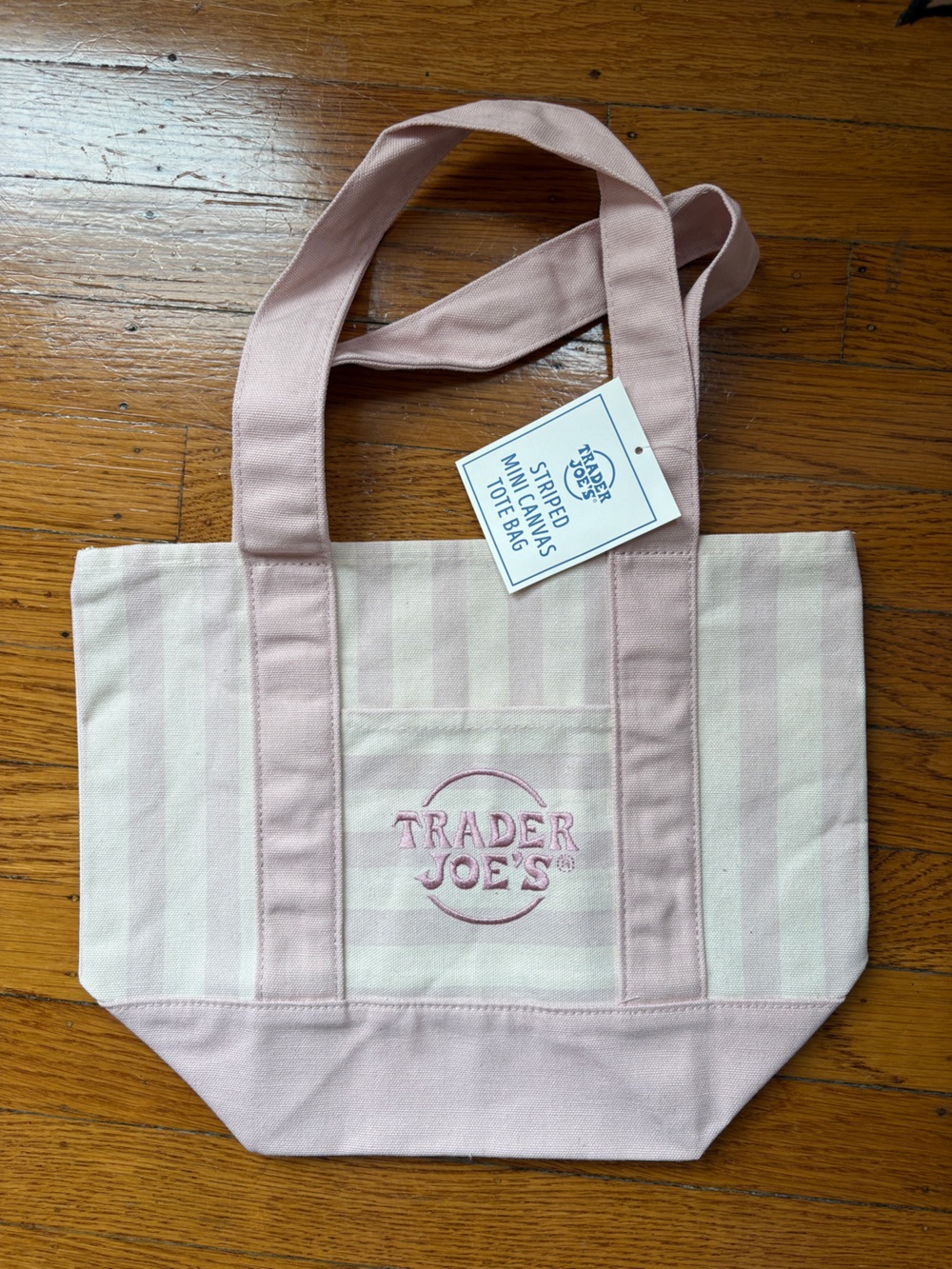 Trader Joe’s pink mini tote NWT
